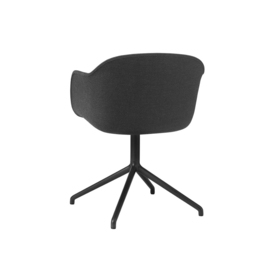 Fiber Kuipstoel, draaipoten, gestoffeerd - Muuto
