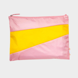 The New Pouch L 'Pink Panther & Sunflower' - Susan Bijl UNTITLED