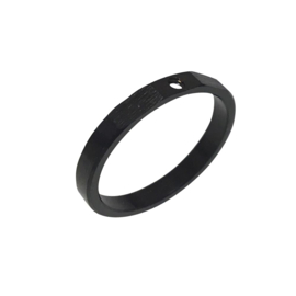 Basisring: Black Narrow (3 mm) - Small Factory Ring