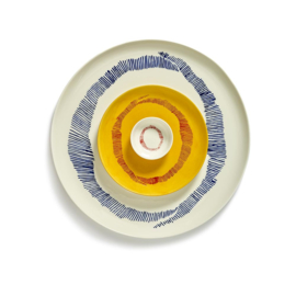 Plat bordje 11,5 cm Wit & Blauw - Ottolenghi / Serax