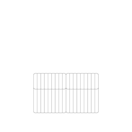Coltre Sofa -  2 zits bank Config 1 (180 cm) - MUUTO