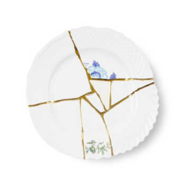 Kintsugi servies - Dinerbord (no.3) 27,5 cm - Seletti