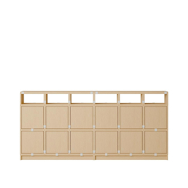 Dressoir #1 (262 x 121 cm) Stacked Storage System - Muuto