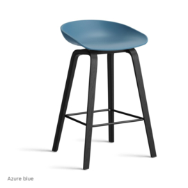AAS 32 barkruk / keukenkruk, houten onderstel, ongestoffeerd - HAY