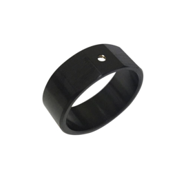 Basisring: Black Wide (8 mm) - Small Factory Ring