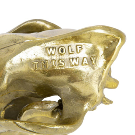 Aluminium Schedel Wolf / Wolf Skull - Seletti Diesel Living