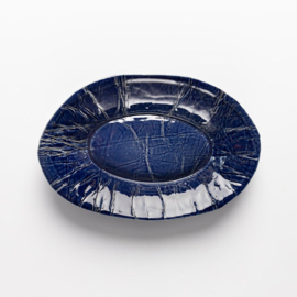 Ovale borden Eccentric 'Monumental Blue' - Daniel van Dijck