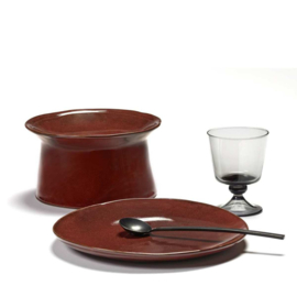 Servies La Mère - Diep bord met voet 19,5 cm Red - Marie Michielssen / Serax