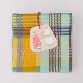 odds & ends theedoek #53B-1 wild weave - Foekje Fleur