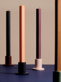 Set van 4 Square kaarsen PASTEL - HAY