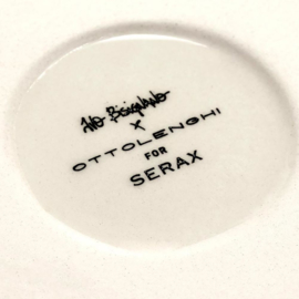 Serveerschaal 30 cm H 6 cm Azuurgroen & Rood - Ottolenghi / Serax