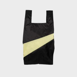 Shoppingbag M 'black & joy' - Susan Bijl FLASH