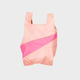 Shoppingbag M 'tone & fluo pink' - Susan Bijl AMPLIFY