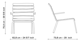 Aligned: lounge stoel  - Maarten Baas / Valerie Objects