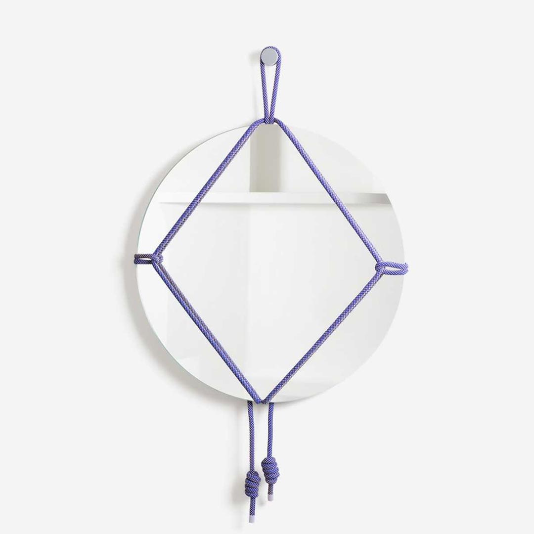 Ronde Shibari Mirror  Ø 65 cm - Pierre Charrié / Moustache