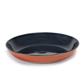 Diep bord 23,5 cm Dark Blue & Rust - Serax / Anita Le Grelle