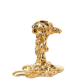 Drip candle holder S / Kandelaar GOUD - Pols Potten