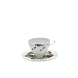 Koffiekop H5,5 cm met Schotel Anemone Milk - Marni / Serax
