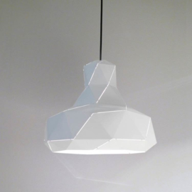 Helix hanglamp (wit / aluminium) - Marc de Groot