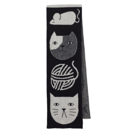 Black & White 'Mog Totem' sjaal - Donna Wilson