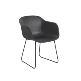 Fiber Kuipstoel, sledepoten, ongestoffeerd - Muuto