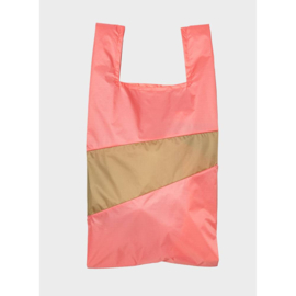 Shoppingbag L 'Coral & Moss' - Susan Bijl LEFTOVER