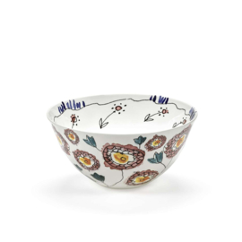 Serveerkom 25 cm H 13 cm Anemone Milk - Marni / Serax