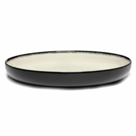 Servies Dé - Diep bord 27 cm Off-White/Black var D - Ann Demeulemeester Serax