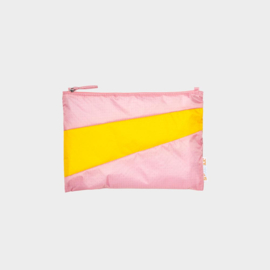 The New Pouch M 'Pink Panther & Sunflower' - Susan Bijl UNTITLED