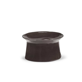 Servies La Mère - Diep bord met voet 19,5 cm Ebony - Marie Michielssen / Serax