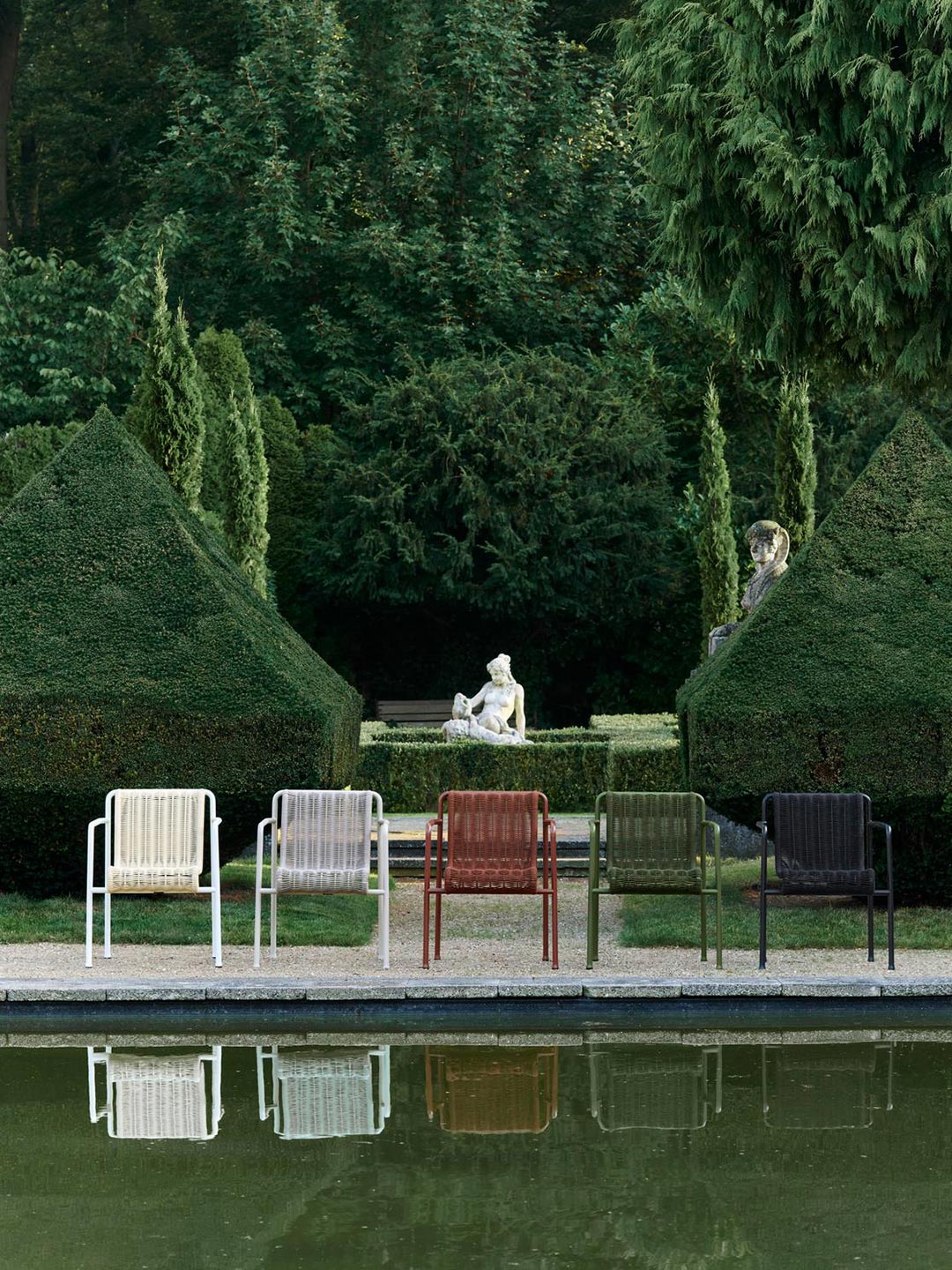 Palissade Cord Tuinstoel met armleuning - HAY