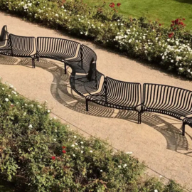 Palissade Park Dining Bench IN/OUT Starter Set - HAY