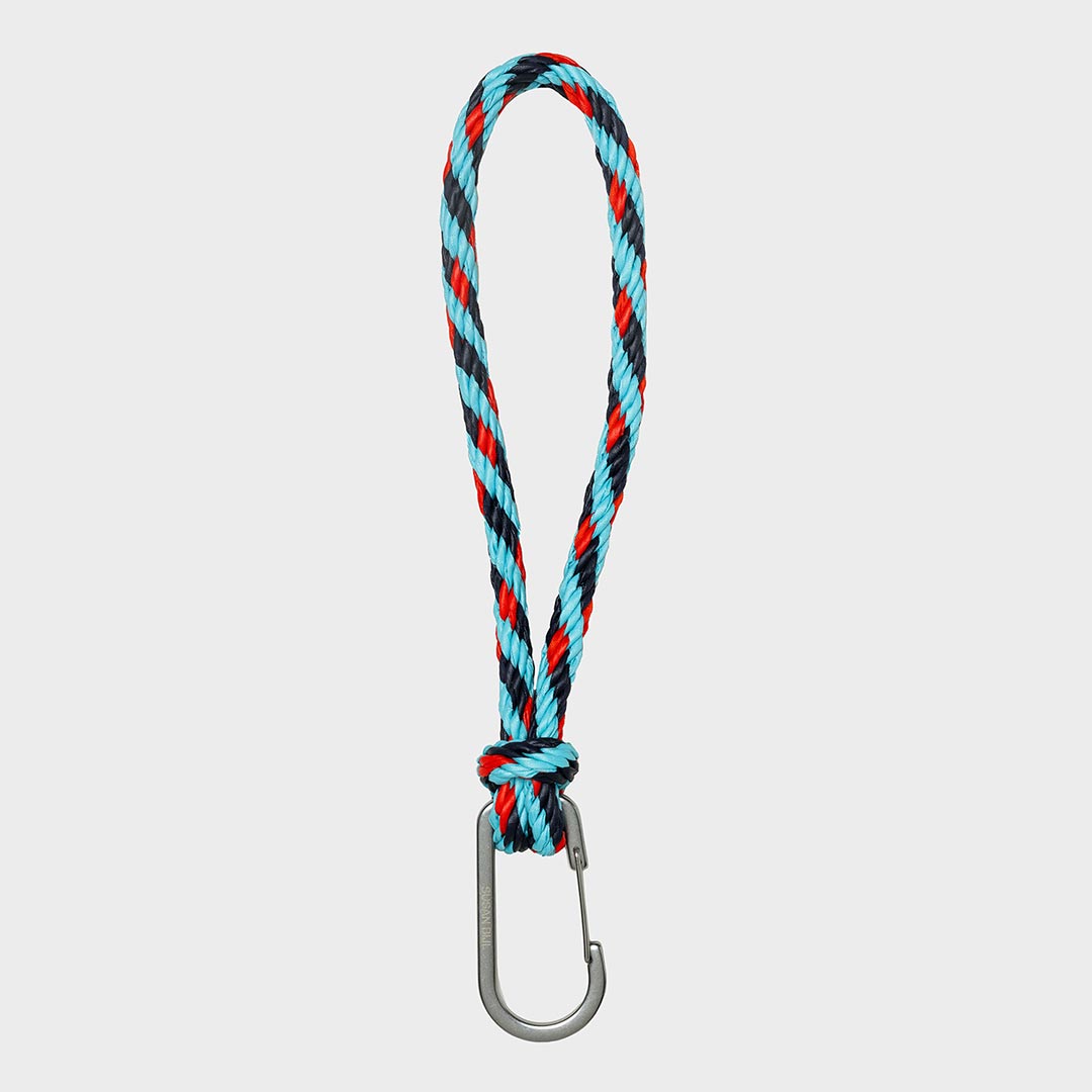The New Kumihimo Keychain 'water & red alert' - Susan Bijl FLASH