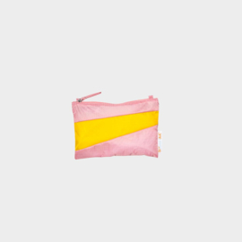 The New Pouch S 'Pink Panther & Sunflower' - Susan Bijl UNTITLED