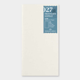 Refill 027 watercolor paper voor Traveler's Notebook - Traveler's Company