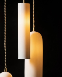 Porseleinen ronde hanglamp 'Cosmo' - Serax / Anita Le Grelle
