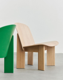 Chisel Lounge Chair LUSH GREEN - zelf samenstellen - HAY
