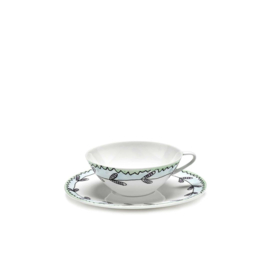 Koffiekop H4 cm met Schotel Blossom Milk - Marni / Serax