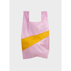 Shoppingbag M 'Pale Pink & Lino' - Susan Bijl LEFTOVER