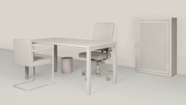 'Boring Task Chair' bureaustoel - Space Encounters / Lensvelt