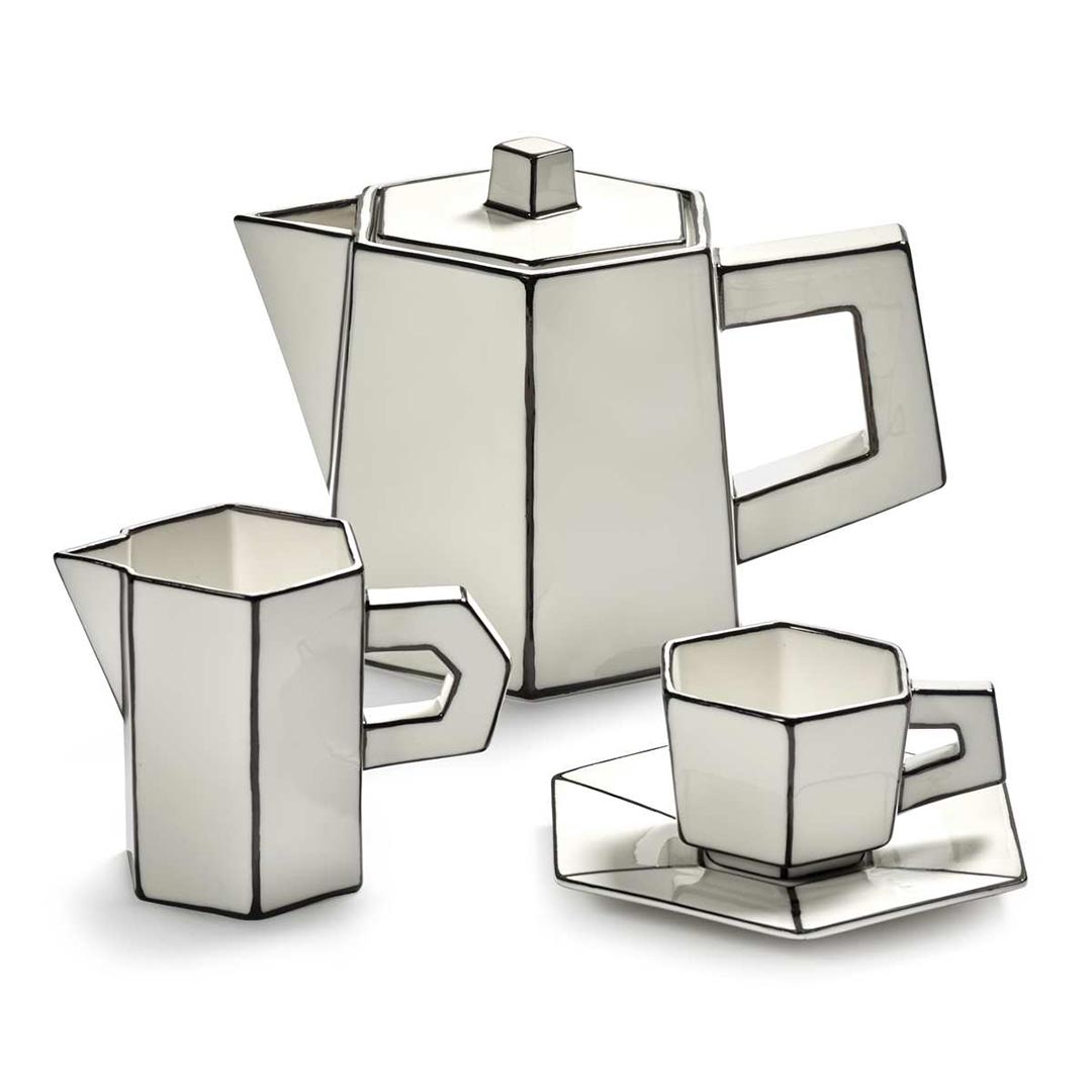 Carte Blanche - Espresso kop- en schotel - Annebet Philips / Serax