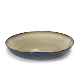 Diep bord 23,5 cm Misty Grey & Dark Blue - Serax / Anita Le Grelle