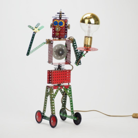 Lamp van Meccano 'Robot' - Oom Jan