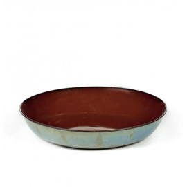 Diep bord 17,5 cm Rust & Smokey Blue - Serax / Anita Le Grelle