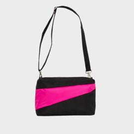 The New Bum Bag M 'black & pretty pink' Handtas / Heuptas - Susan Bijl