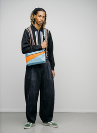 The New Bum Bag M 'Ocean & Orange' Handtas / Heuptas - Susan Bijl UNTITLED