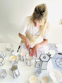 Carte Blanche - Ontbijt bord 22 cm - Annebet Philips / Serax