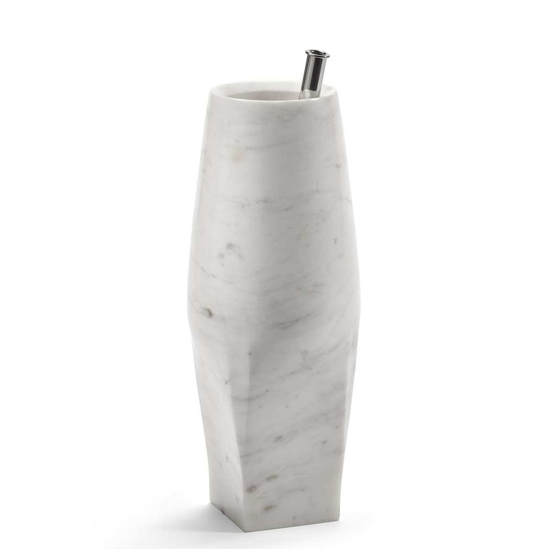 Josephine - Vaas 8 Small wit met glazen houder - Kris Van Assche / Serax