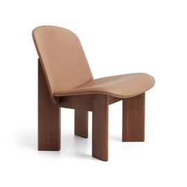 Chisel Lounge Chair WALNOOT - zelf samenstellen - HAY