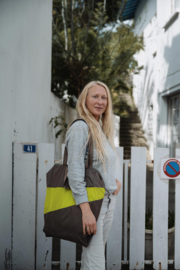 Shoppingbag L 'noon & oranda' - Susan Bijl